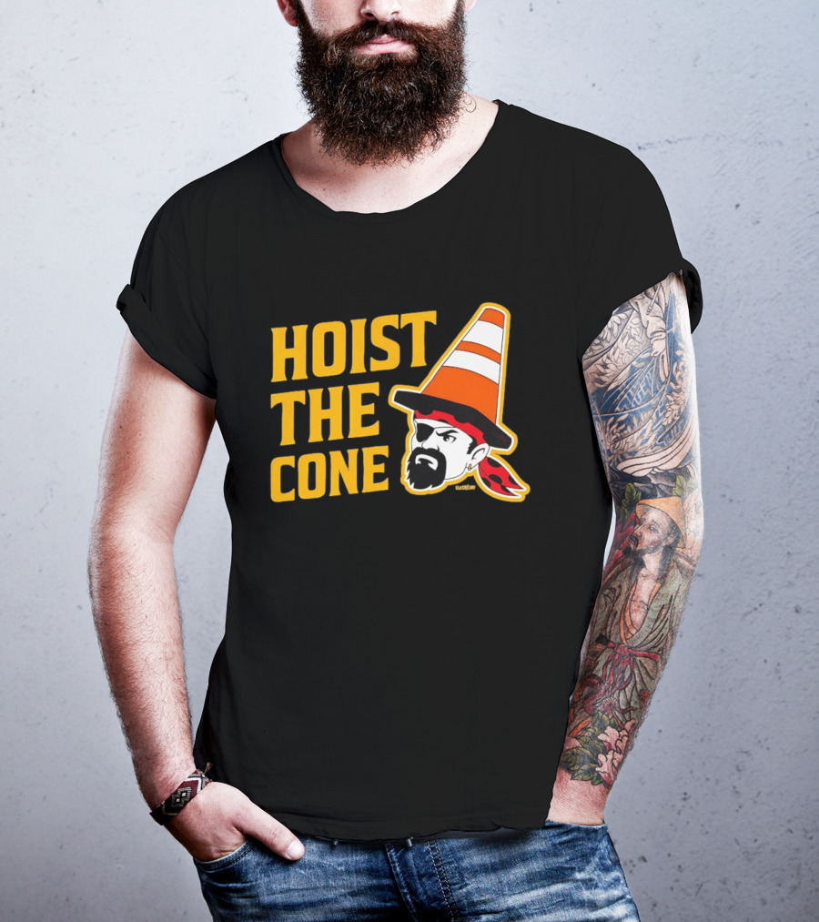 Pittsburgh Pirates Hoist The Cone Traffic Cone Hat Pirate T-Shirt