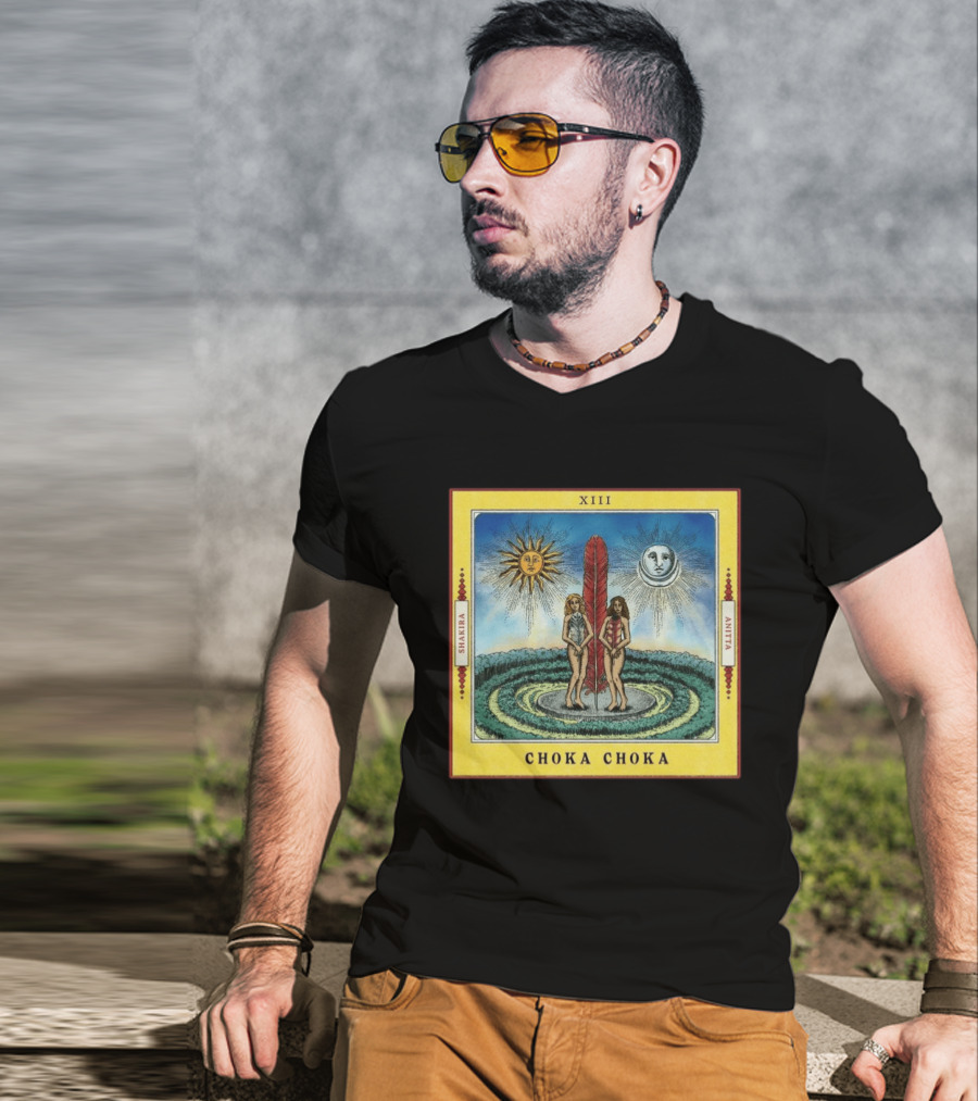 Shakira Anitta Choka Choka Tarot Card XIII Sun Moon Collaboration T-Shirt