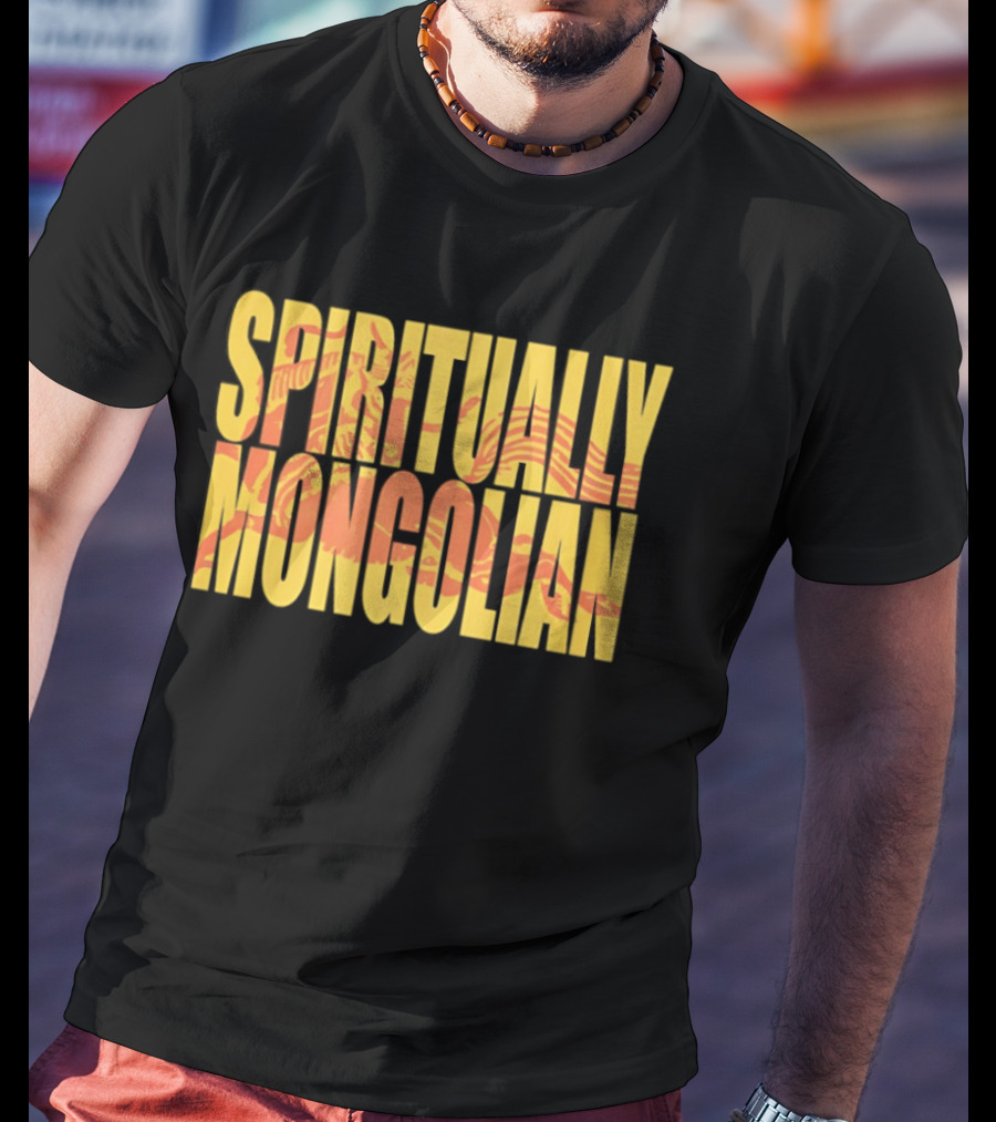 Spiritually Mongolian Traditional Motifs T-Shirt