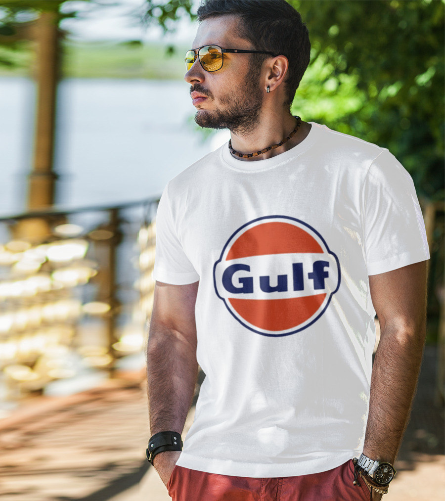 Gulf Oil Racing Heritage Car T-Shirt