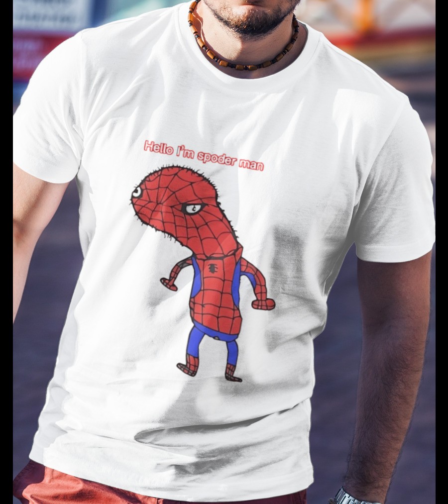 Hello I'm Spoderman Spiderman T-Shirt