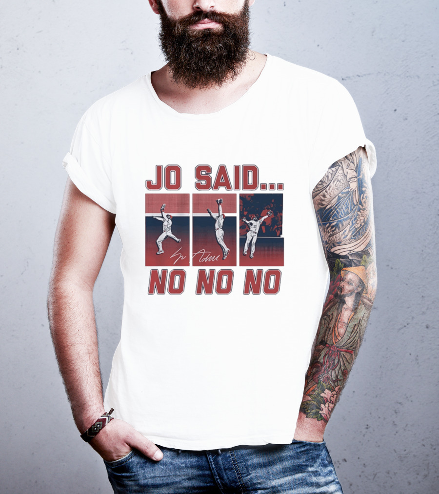 Jo Adell Los Angeles Angels Jo Said No No No T-Shirt