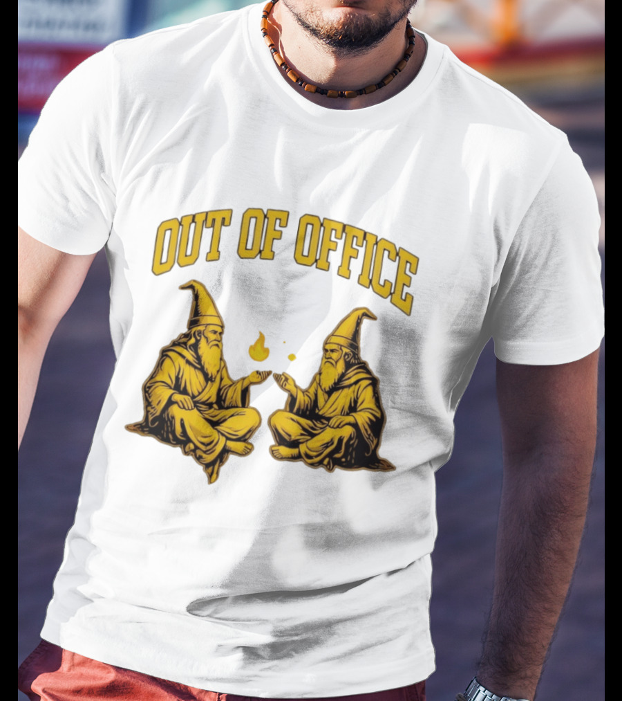 Out Of Office Wizards Magical Sorcery Wizardry Duo T-Shirt