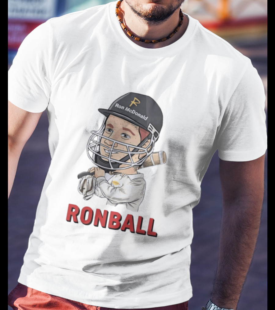 Ron McDonald Cricket Ronball Travis Head T-Shirt