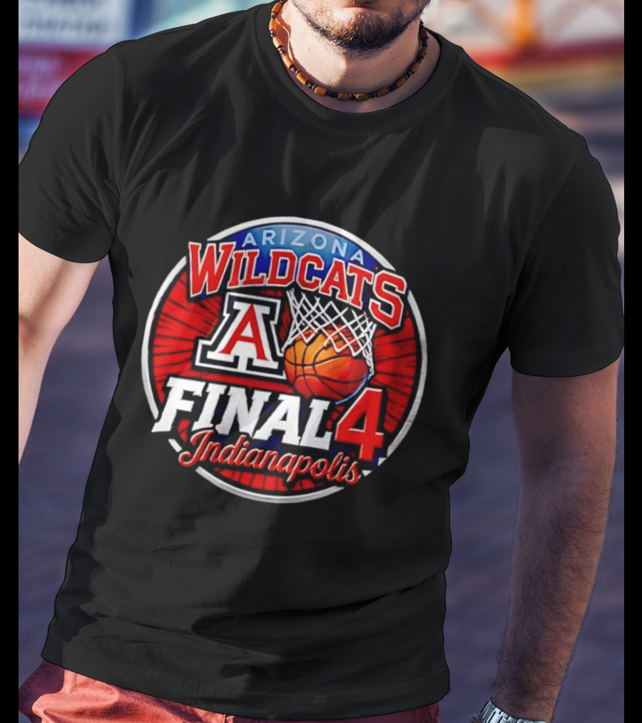 Arizona Wildcats Final 4 Indianapolis Basketball T-Shirt