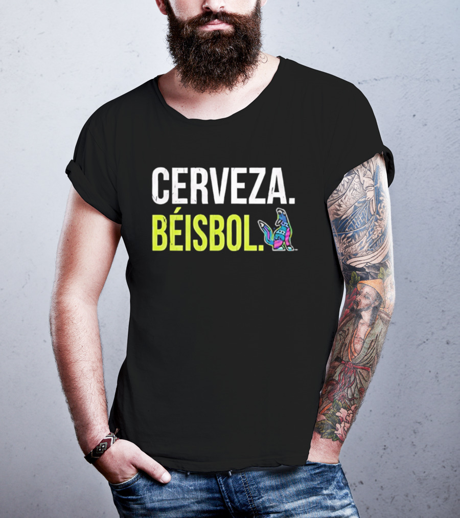 Cerveza Beisbol Vibrant Dog T-Shirt