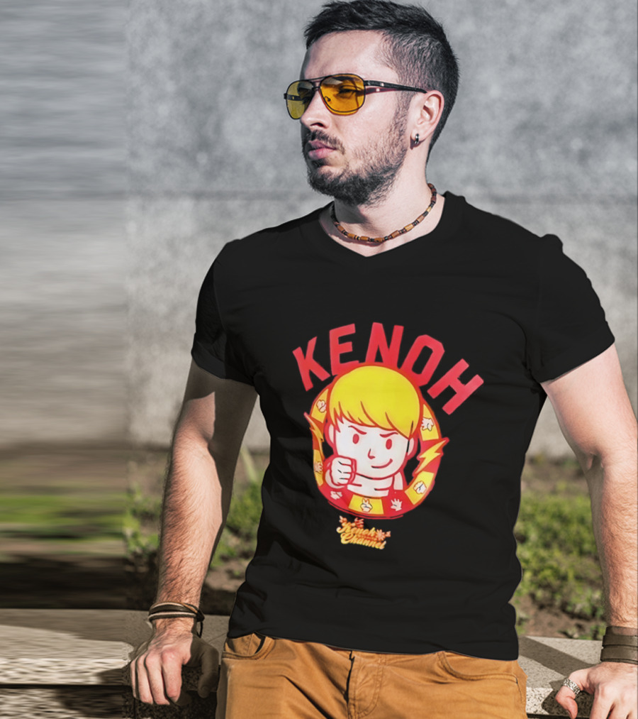 KENOH Chibi Boxer Punch Channel T-Shirt