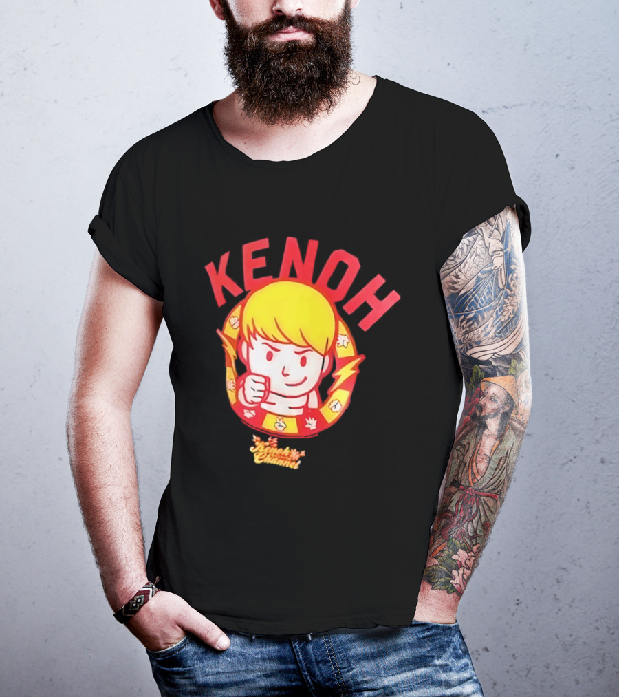 KENOH Chibi Boxer Punch Channel T-Shirt