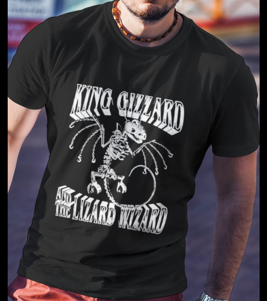 King Gizzard New Petro Dragon King Lizard Wizard T-Shirt