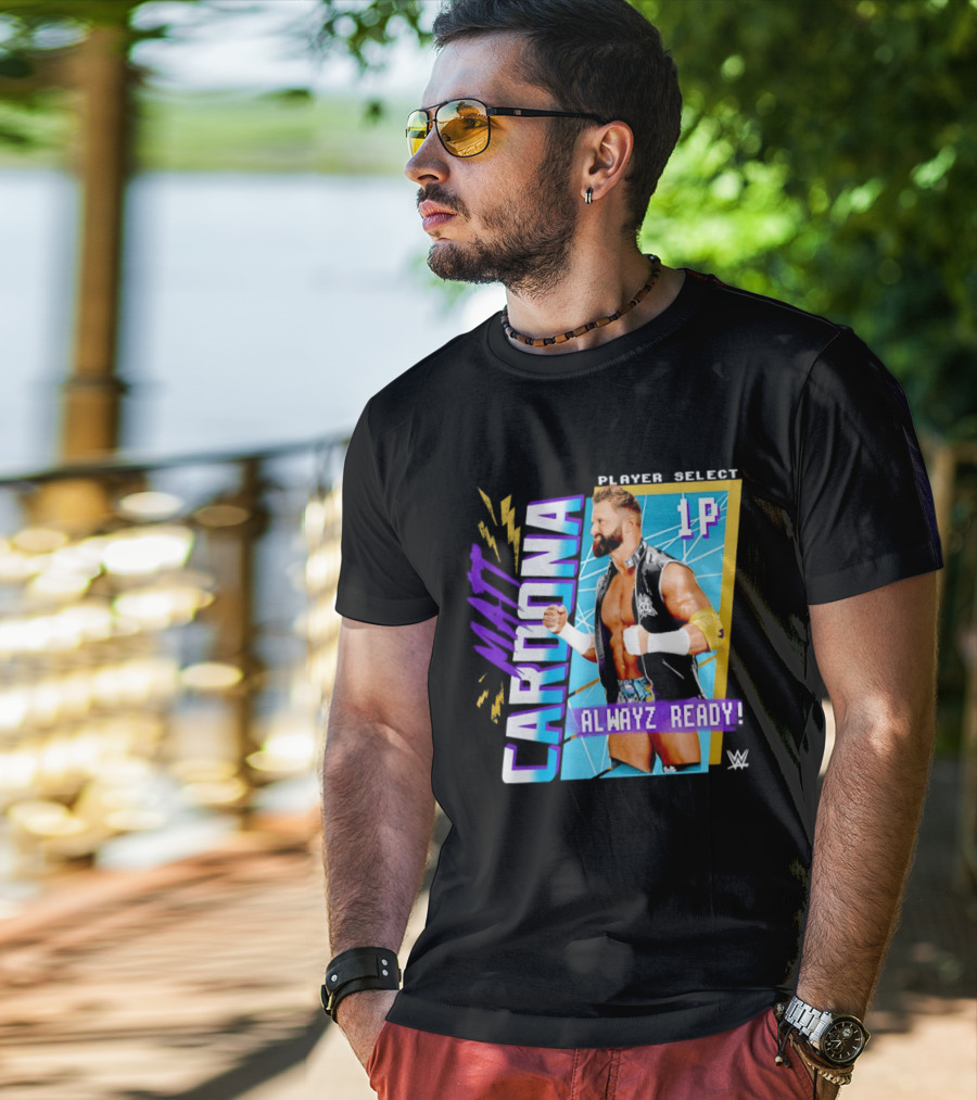 Matt Cardona Player Select 1P Alwayz Ready WWE T-Shirt