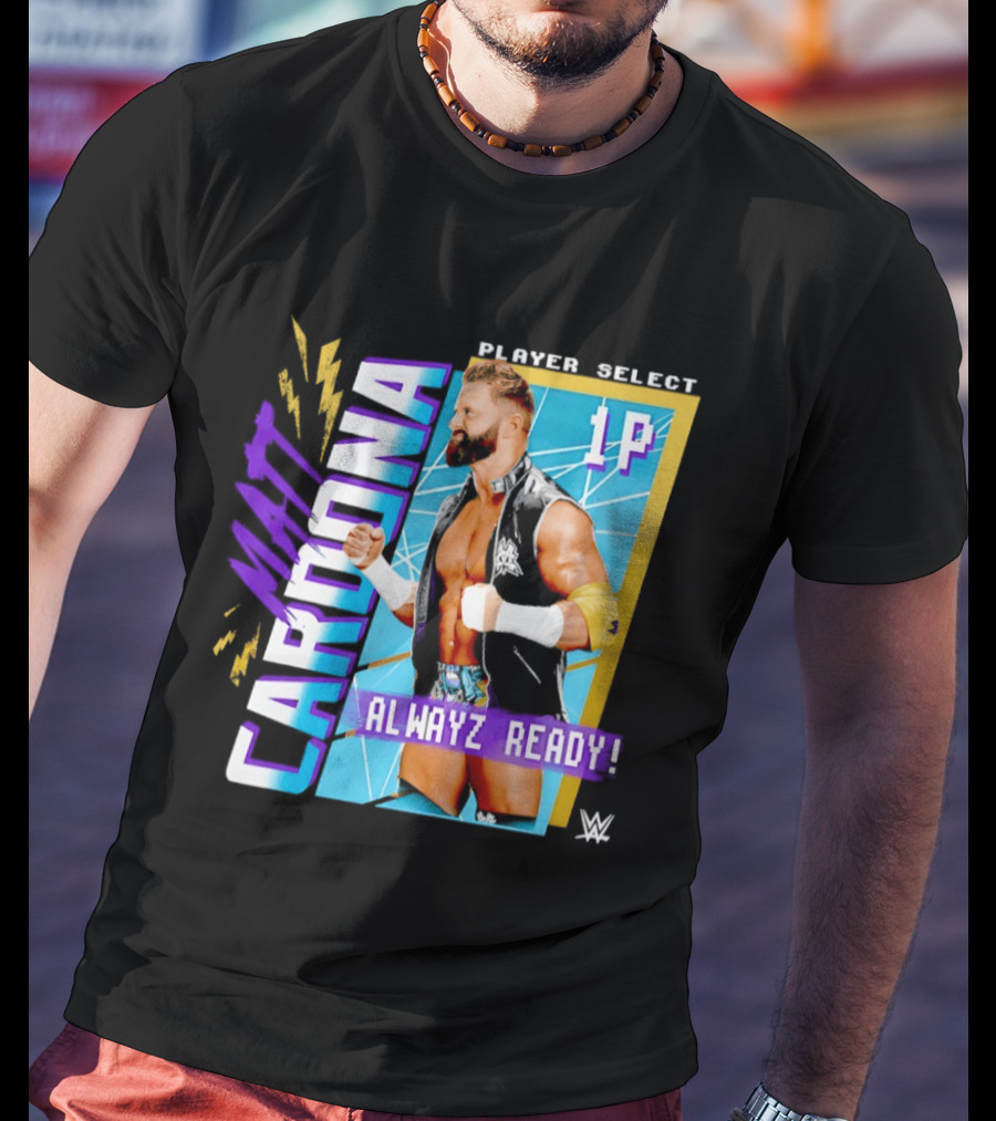 Matt Cardona Player Select 1P Alwayz Ready WWE T-Shirt