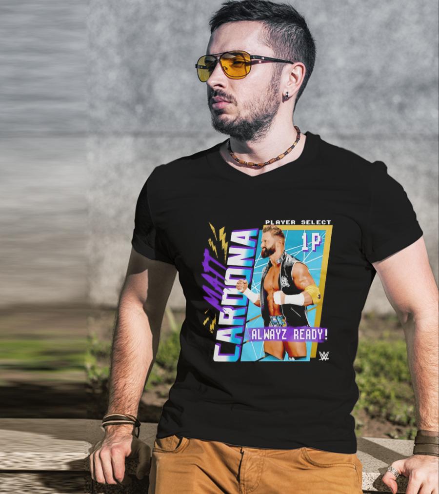 Matt Cardona Player Select 1P Alwayz Ready WWE T-Shirt
