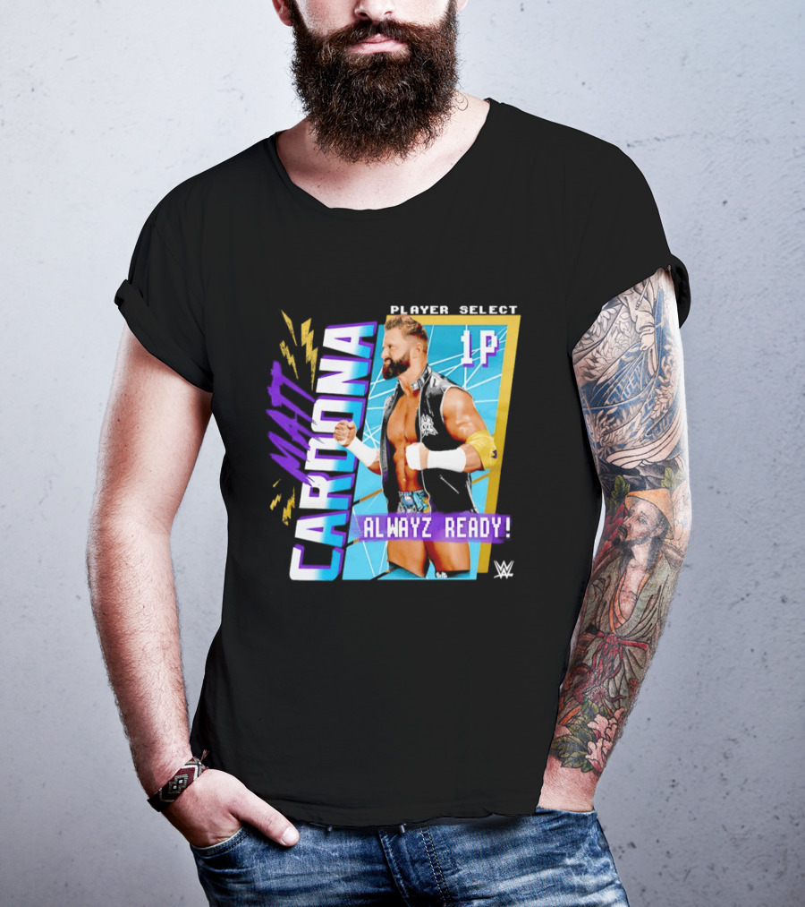 Matt Cardona Player Select 1P Alwayz Ready WWE T-Shirt