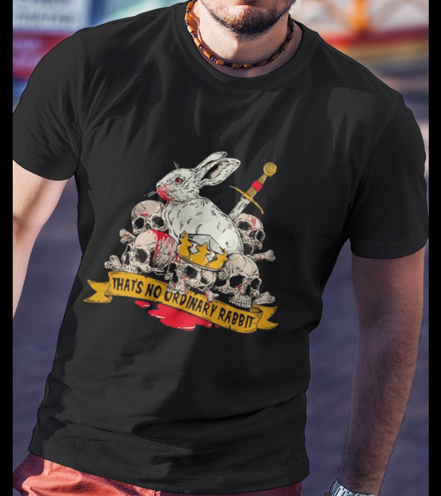 That's No Ordinary Rabbit Skulls Sword Crown T-Shirt