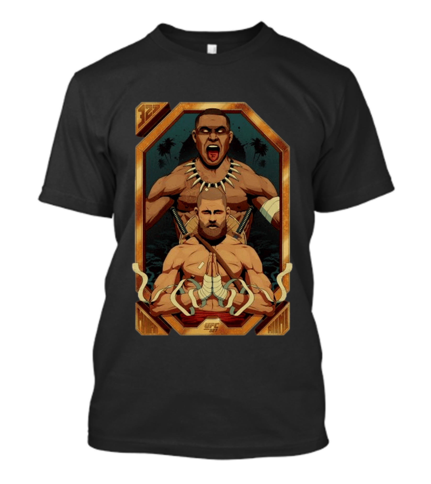UFC 327 Miami Prochazka Vs Ulberg Artist Series 2026 Vintage Fight T-Shirt