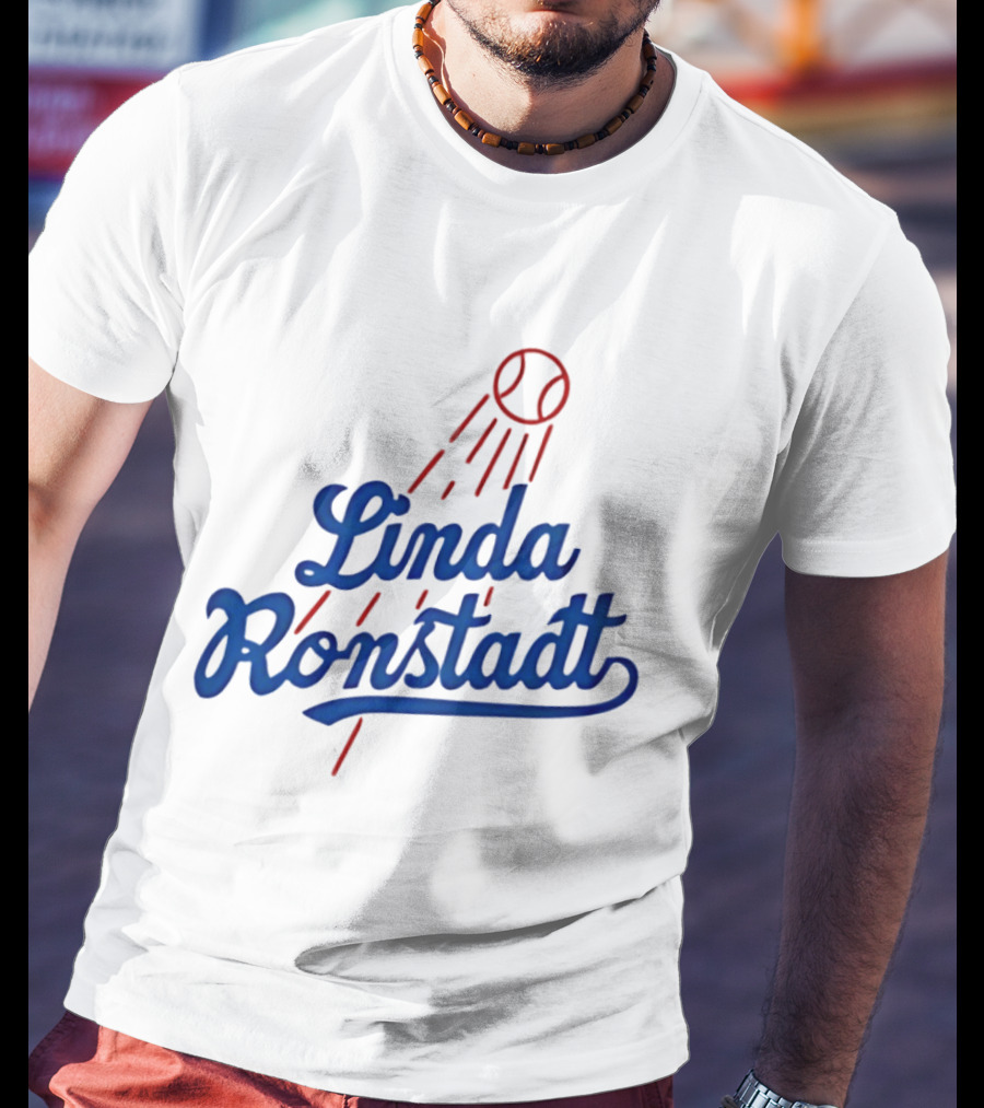 Linda Ronstadt Baseball Tribute Los Angeles T-Shirt