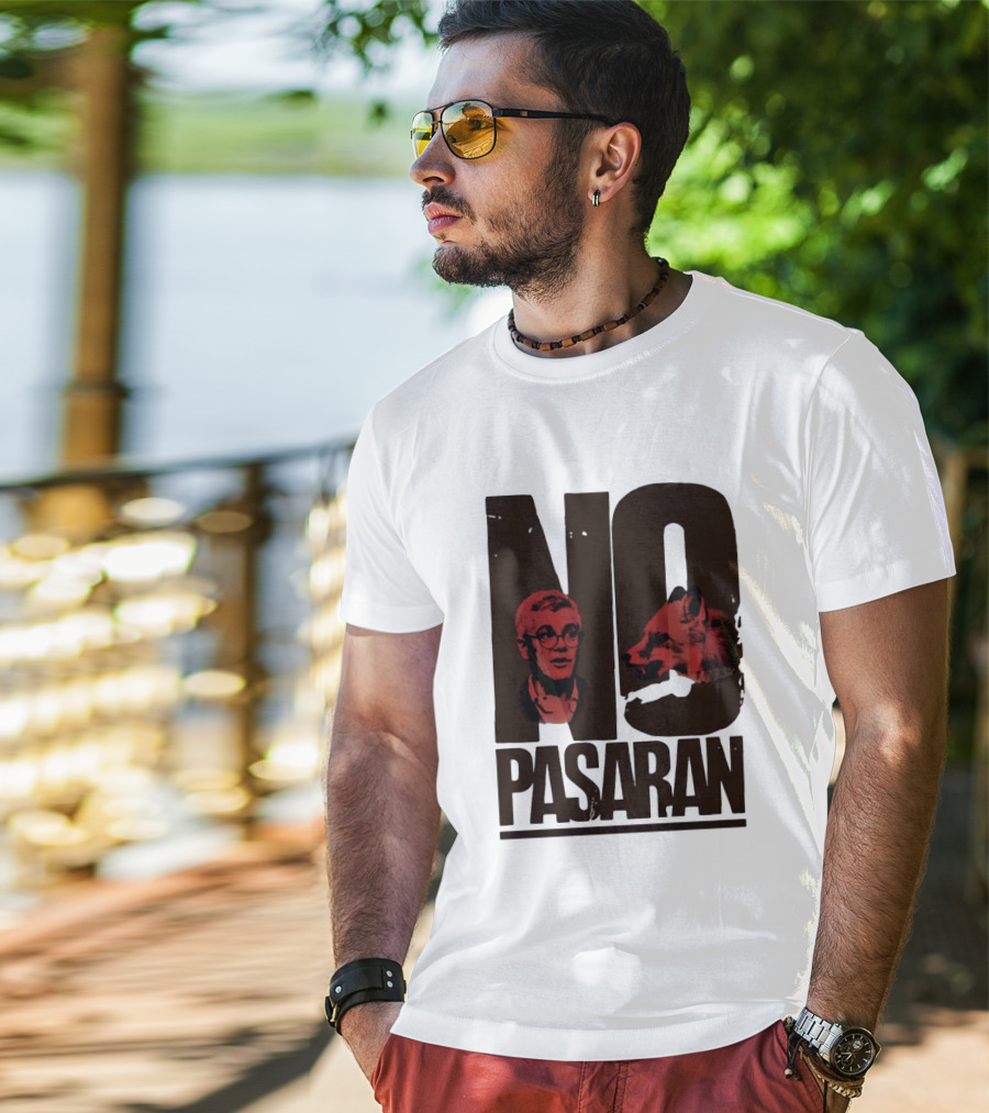 No Pasaran Wolf And Man T-Shirt