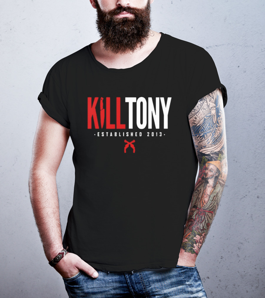 Kill Tony Established 2013 Knife Microphone T-Shirt
