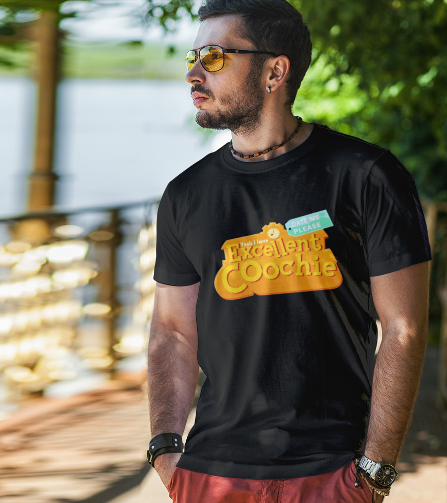Yeah I Have Excellent Coochie Date Me Please Text With T-Shirt