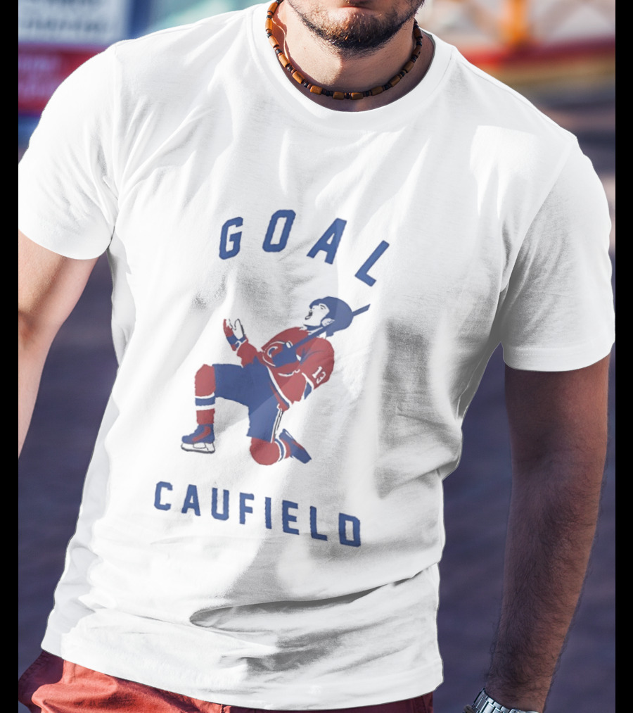 GOAL Caufield Montreal Canadiens Ice Hockey Celebration T-Shirt