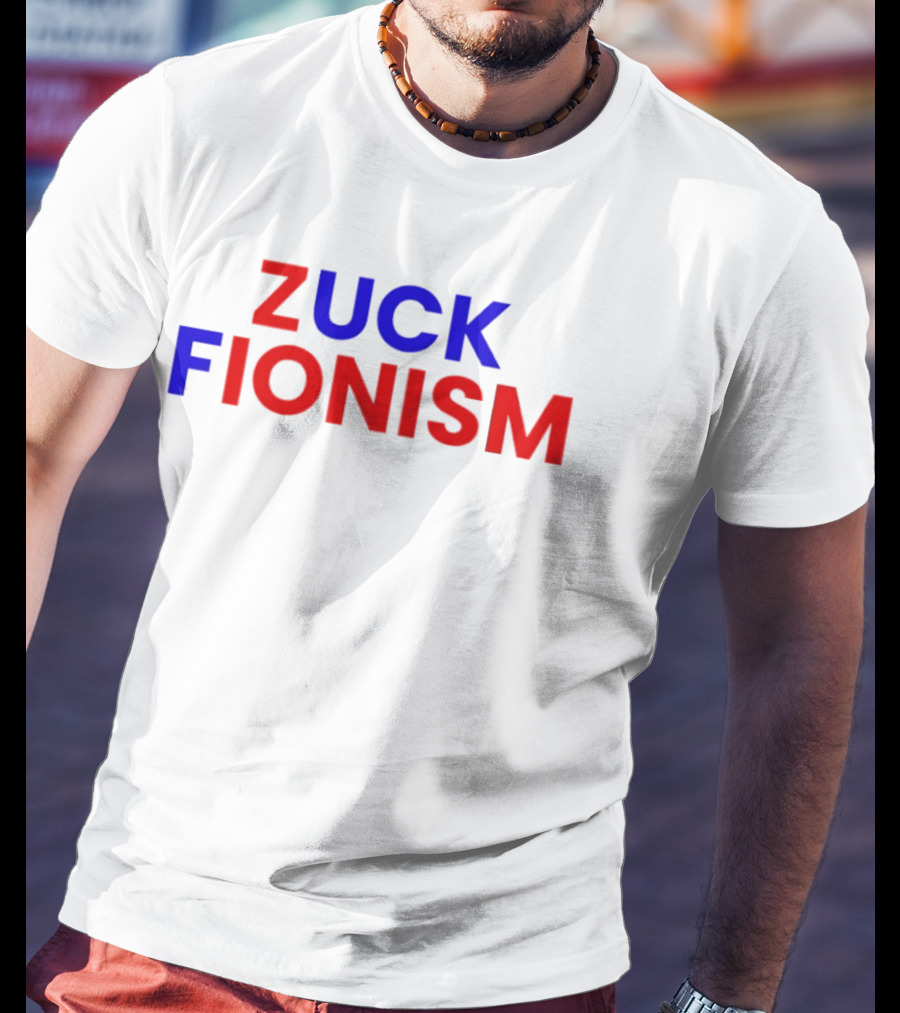 F*** Zuck Fionism Blue Red T-Shirt