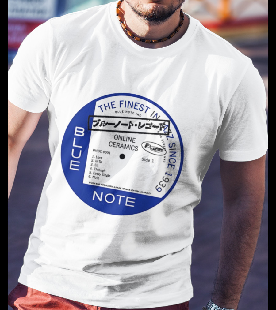 Online Ceramics Blue Note Jazz Collection 1939 Vintage Record T-Shirt