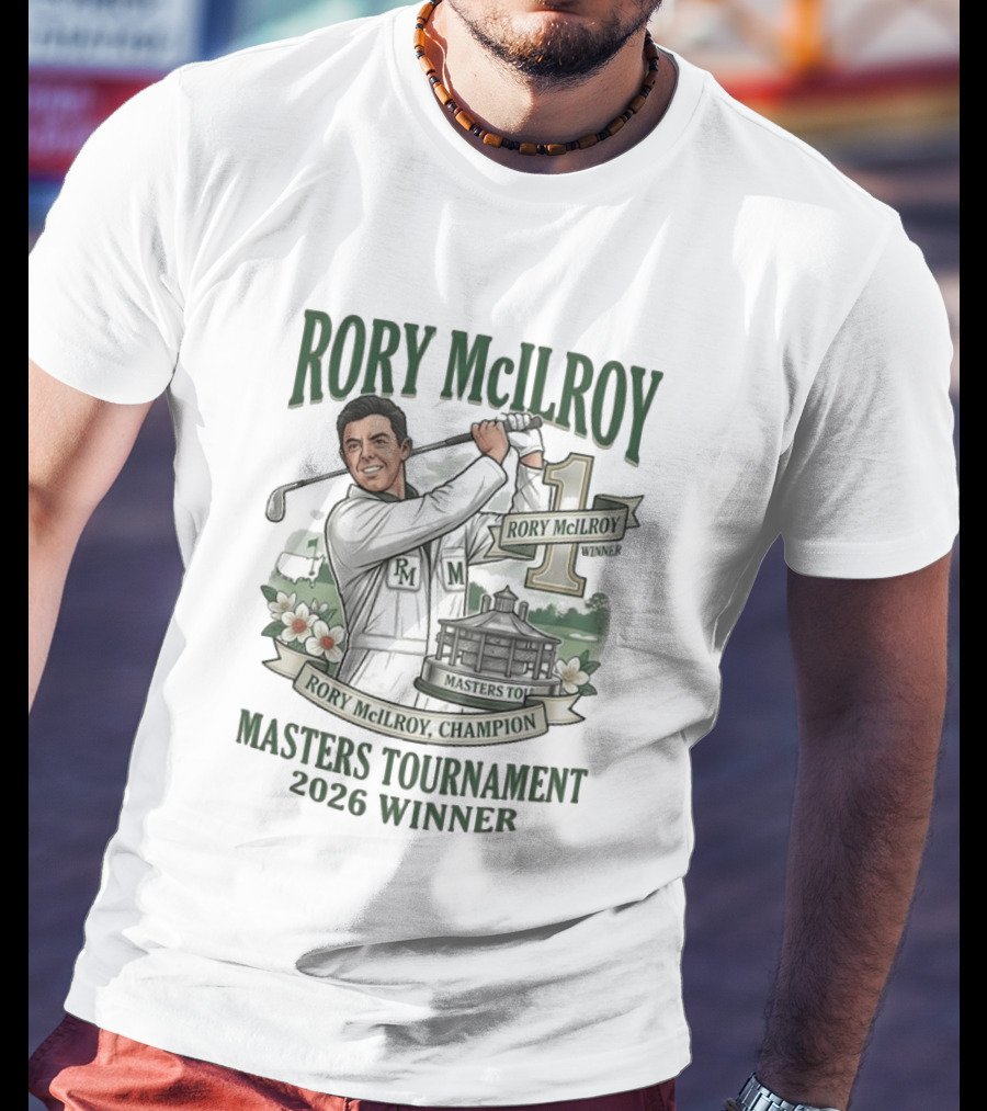 Rory McIlroy 2026 Masters Tournament Winner Champion T-Shirt