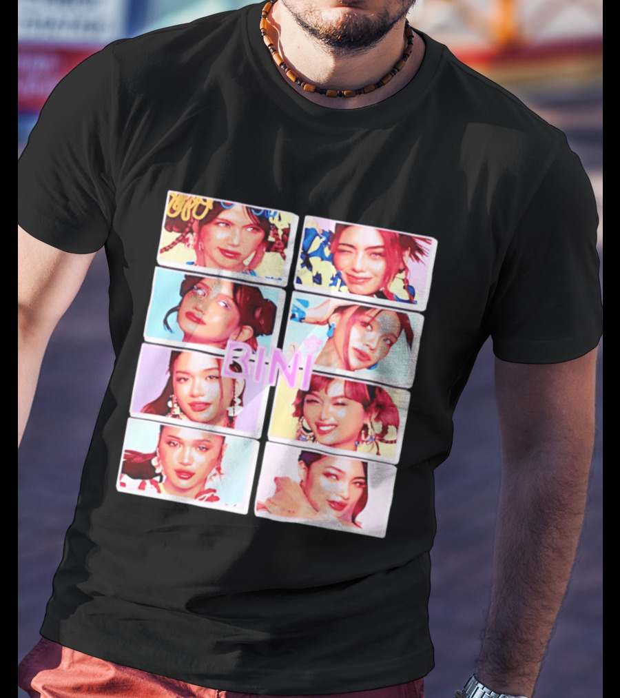 BINI Grid Style P Pop Group Philippines T-Shirt