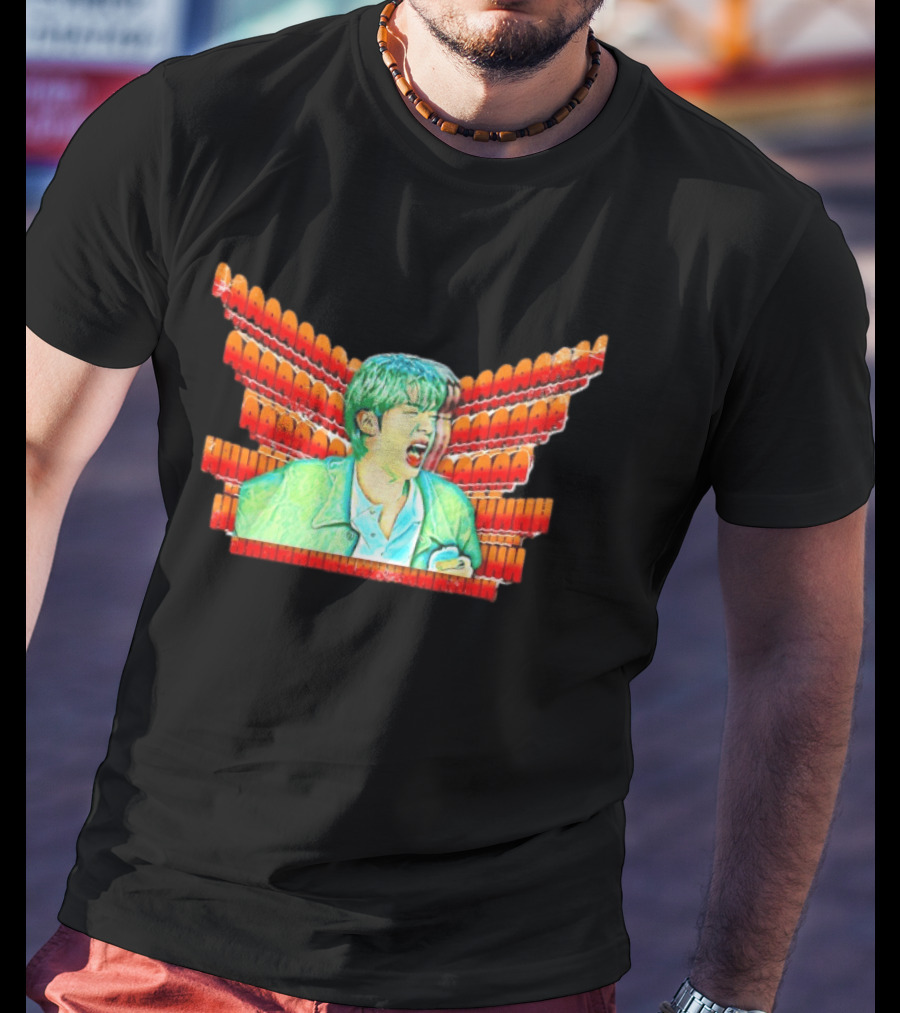 AAAHHH Come On Wing Hot Ones Jin BTS 2.0 Arirang T-Shirt