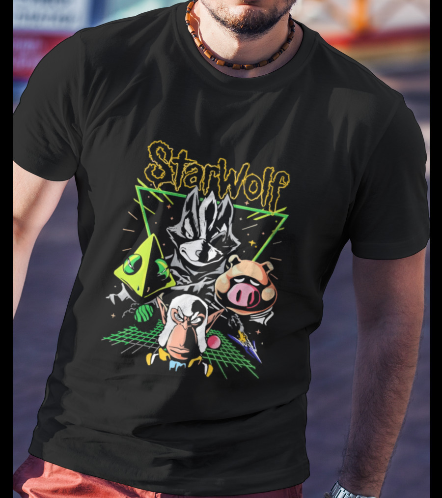 StarWolf Character Collection Wolf And Fox T-Shirt