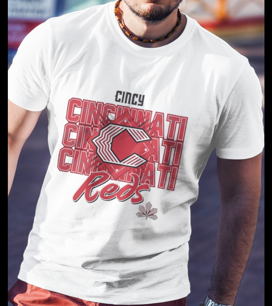 Cincinnati Reds Cincy 2026 City Connect Modern Layered T-Shirt