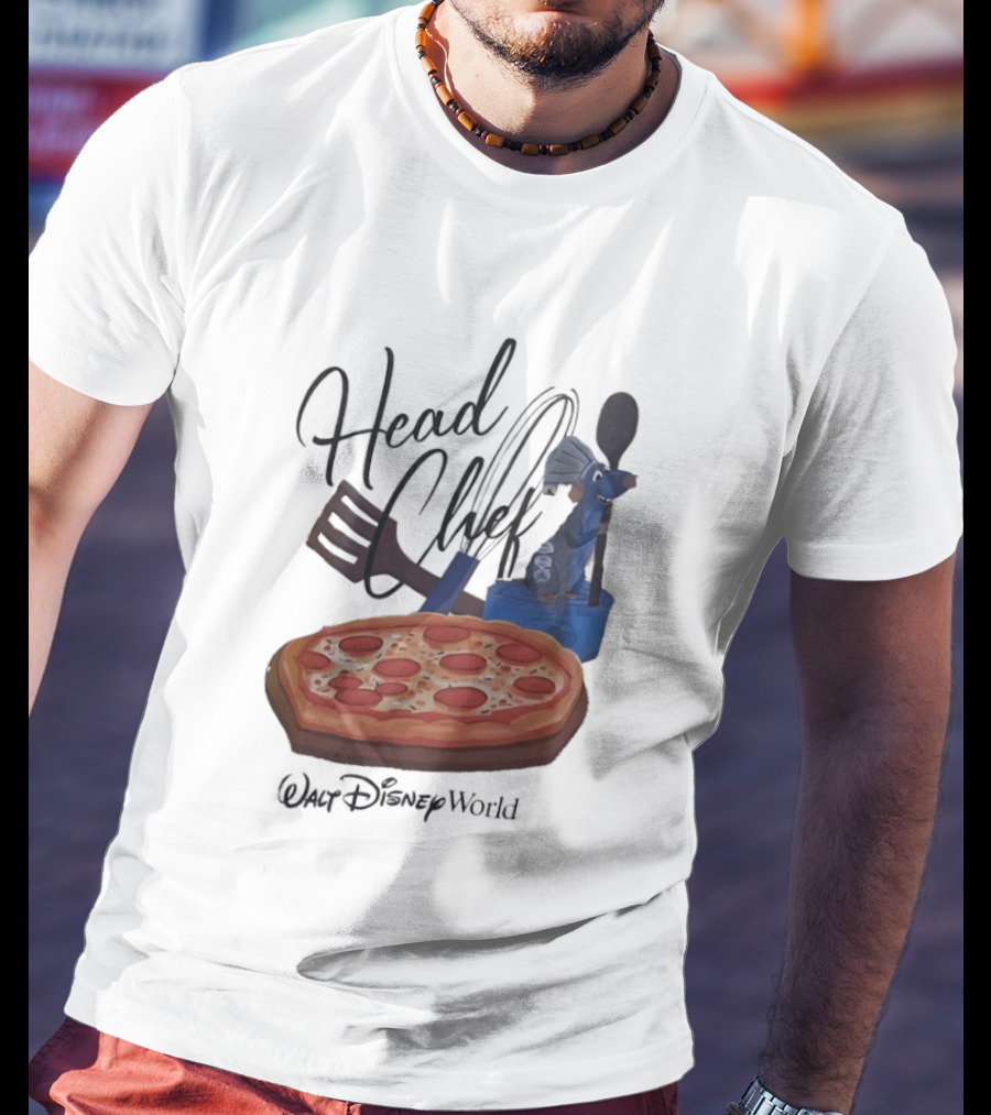 Head Chef Ratatouille Pizza Walt Disney World T-Shirt