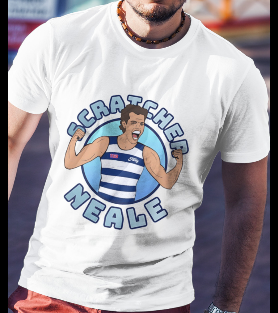 SCRATCHER NEALE AFL Brisbane Lions Lachie Neale Scream T-Shirt