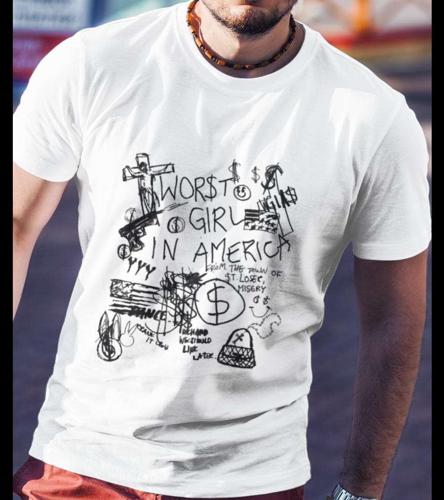 Sharpie 2026 Worst Girl In America Sketch T-Shirt