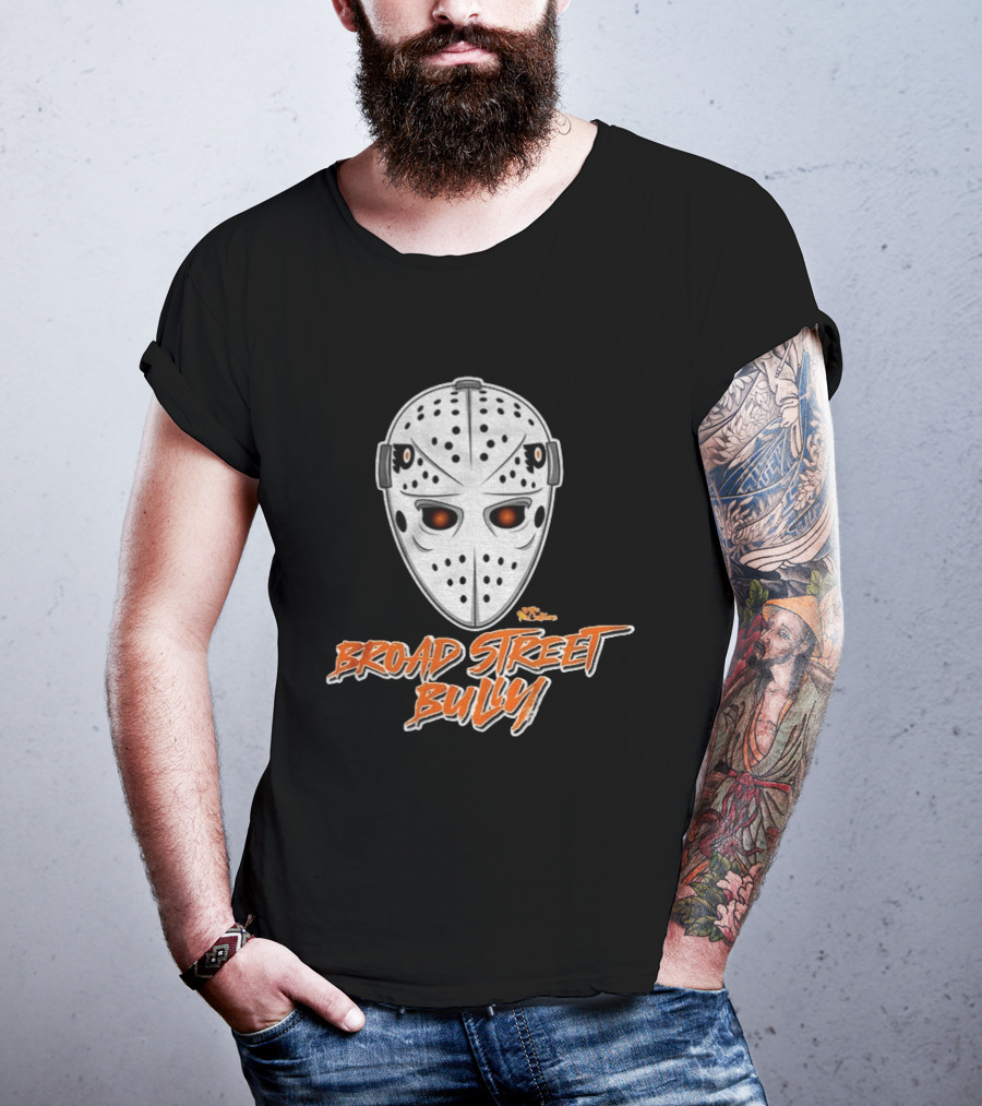 Jason Voorhees Hockey Mask Broad Street Bully Philadelphia Flyers 2026 T-Shirt