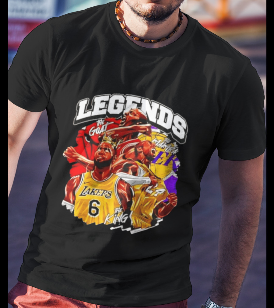Legends The Goat Mamba King Lakers 24 6 T-Shirt