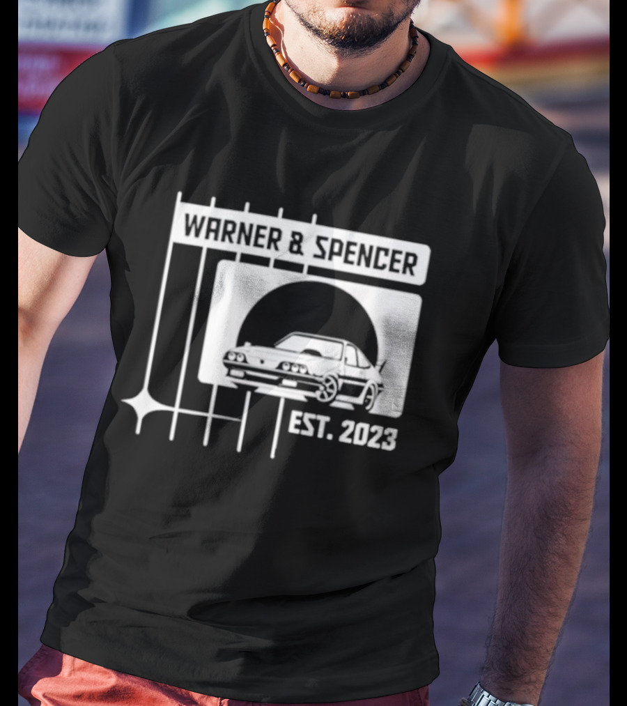 Warner And Spencer Est 2023 Classic Car T-Shirt