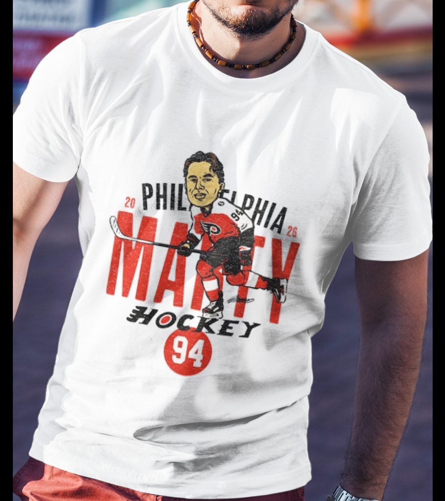 Philadelphia Hockey Porter Martone 94 NHL T-Shirt