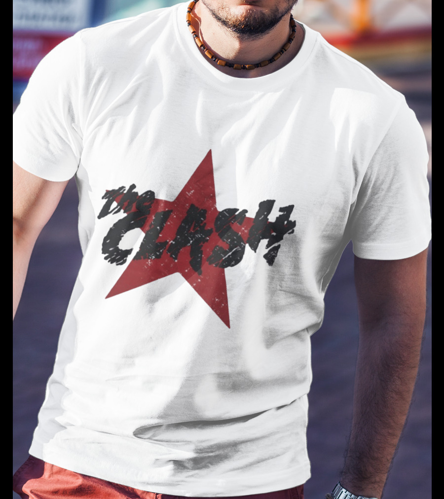 The Clash Red Star Vintage Punk T-Shirt