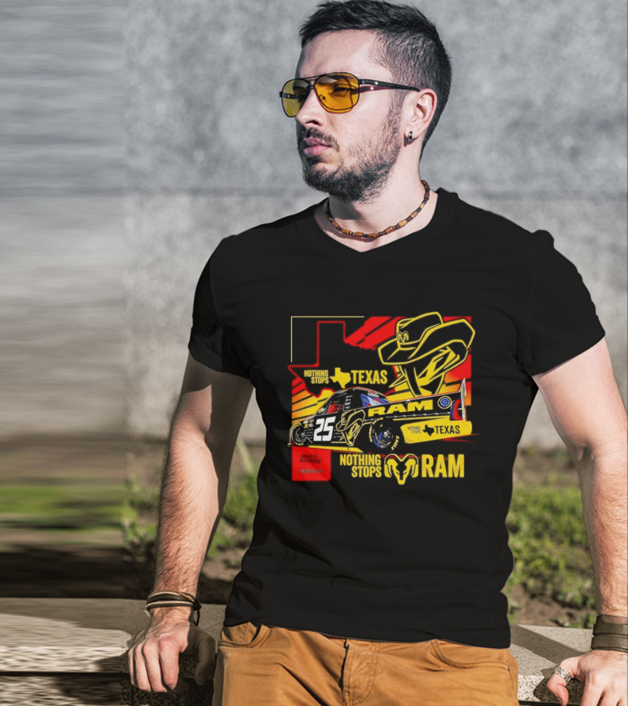 Kaulig Racing NASCAR Craftsman Truck Series 2026 Nothing Stops Texas RAM T-Shirt