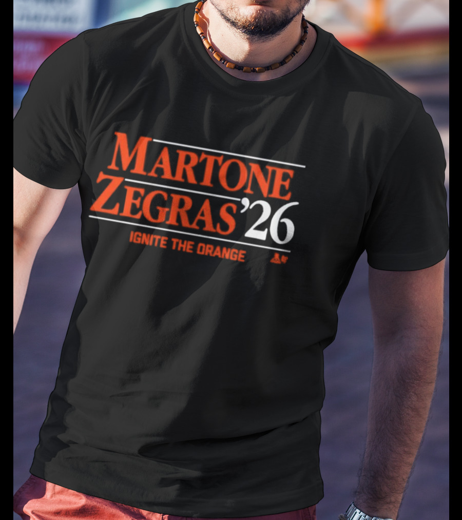 Martone Zegras '26 Make The Change Red T-Shirt