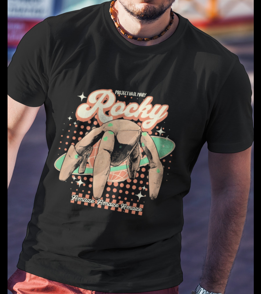 Project Hail Mary Rocky Alien Amaze Amaze Amaze Vintage Style Spacecraft T-Shirt