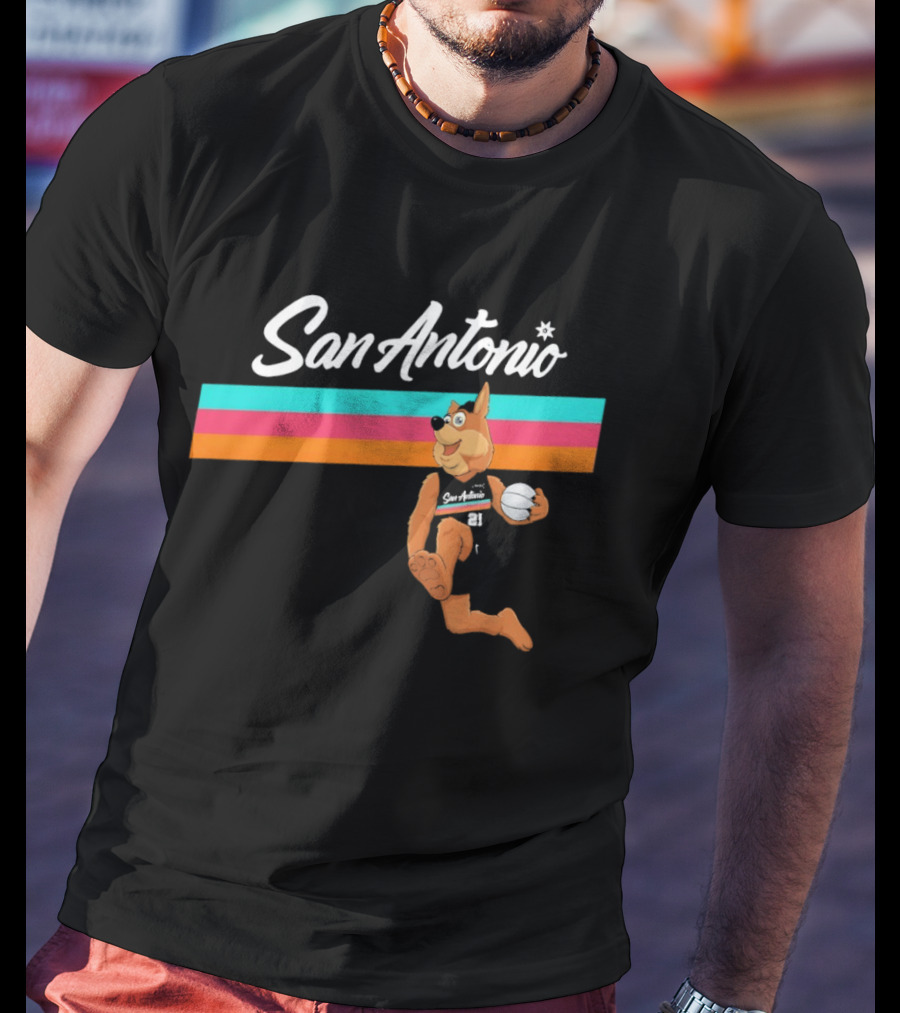 San Antonio Spurs Coyote NBA Basketball 2026 T-Shirt
