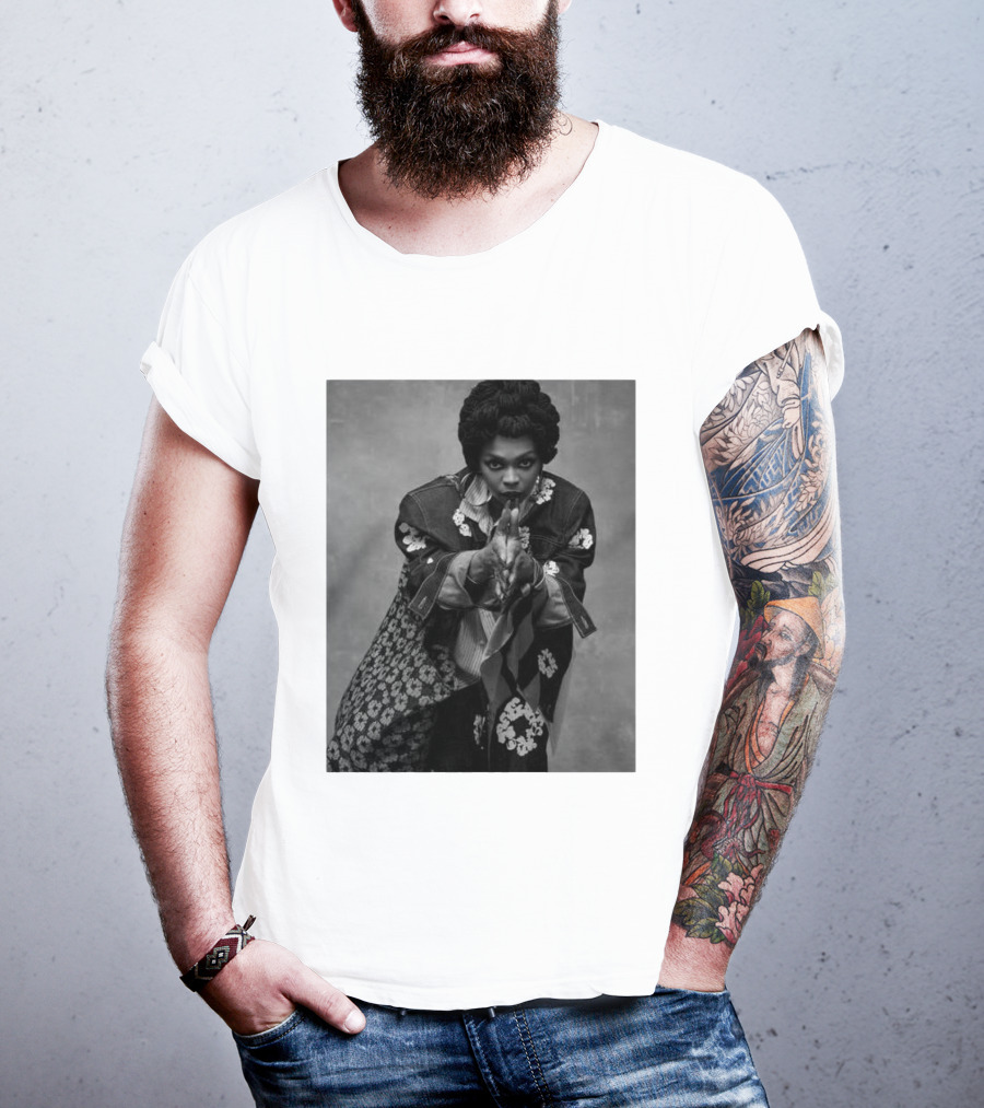 Denim Tears Ms. Lauryn Hill Iconic Style Photo T-Shirt