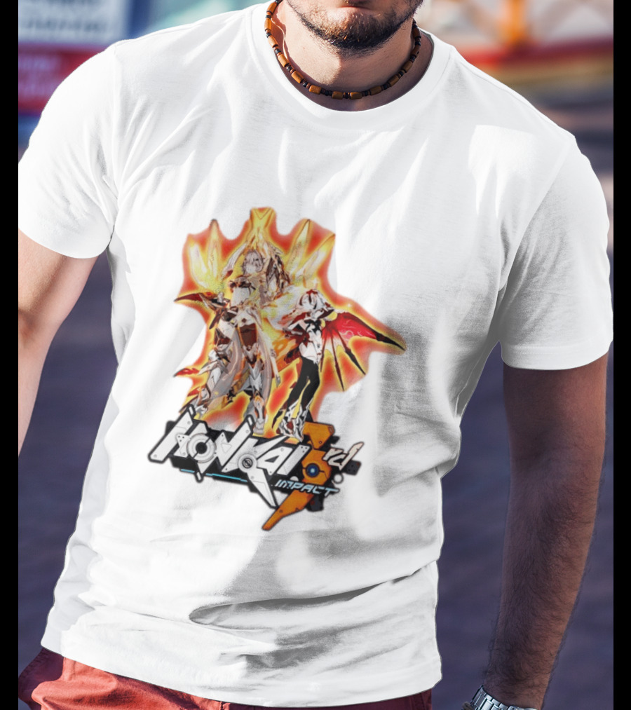 Honkai Impact 3rd HoYoverse Flame Armor Characters T-Shirt
