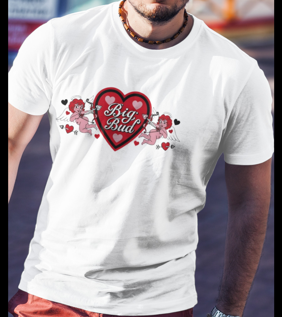 Big Bud Cupid Heart Love T-Shirt