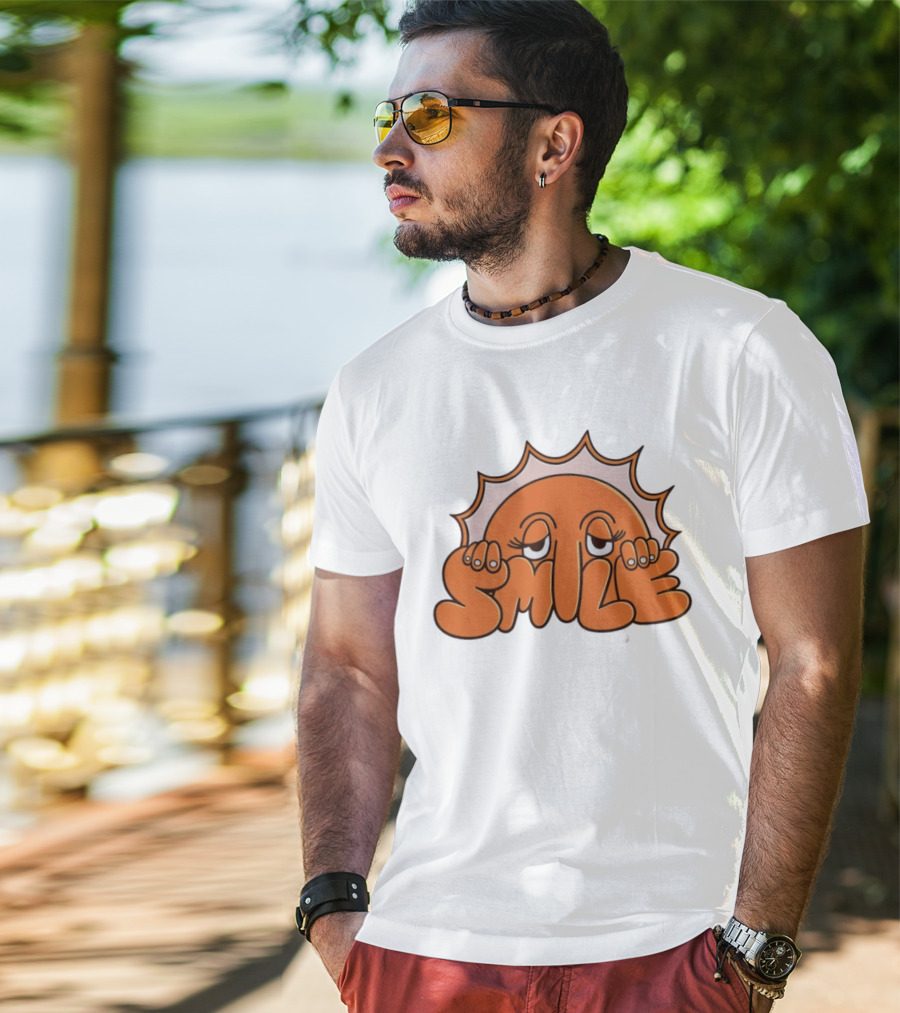 Smile Big Bud Press 5th Anniversary Sun T-Shirt