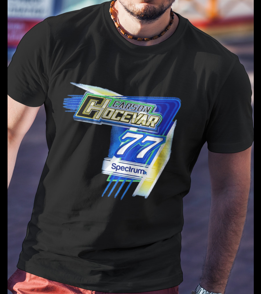 Carson Hocevar #77 Spectrum Racing Nascar T-Shirt