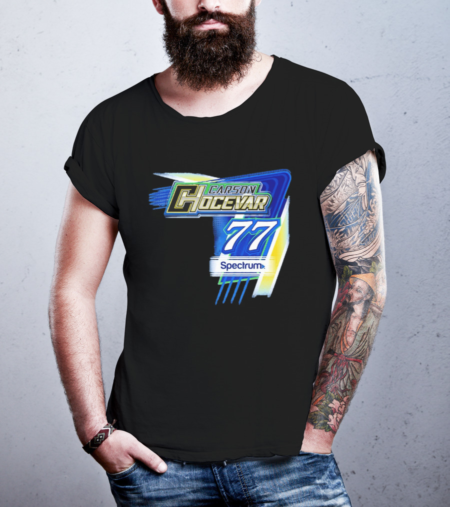 Carson Hocevar #77 Spectrum Racing Nascar T-Shirt