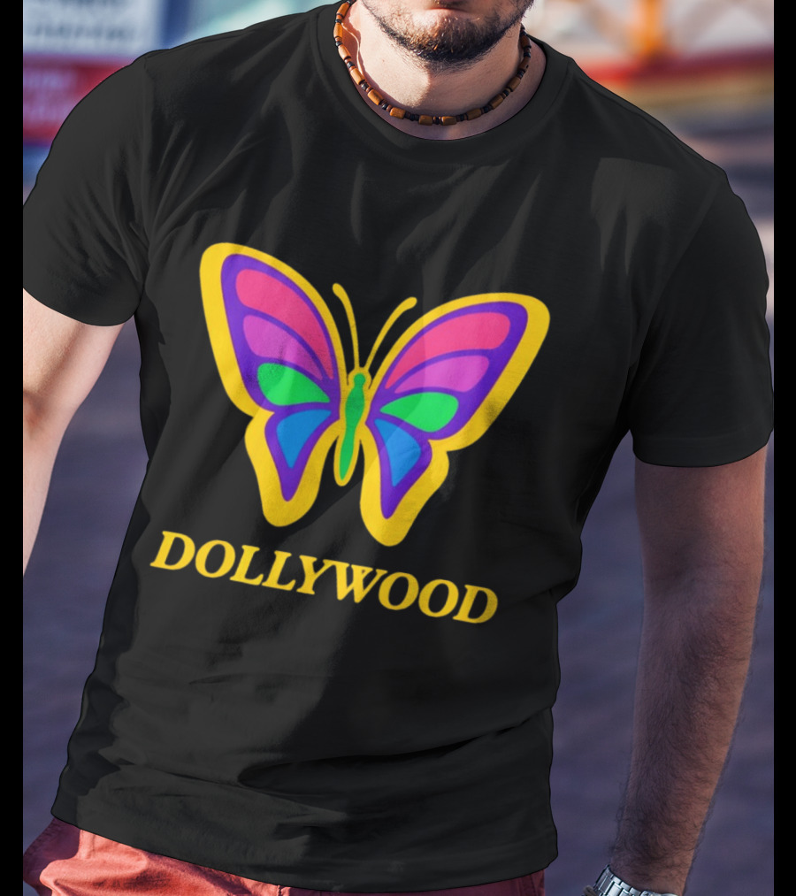 Dollywood 2026 Colorful Butterfly T-Shirt